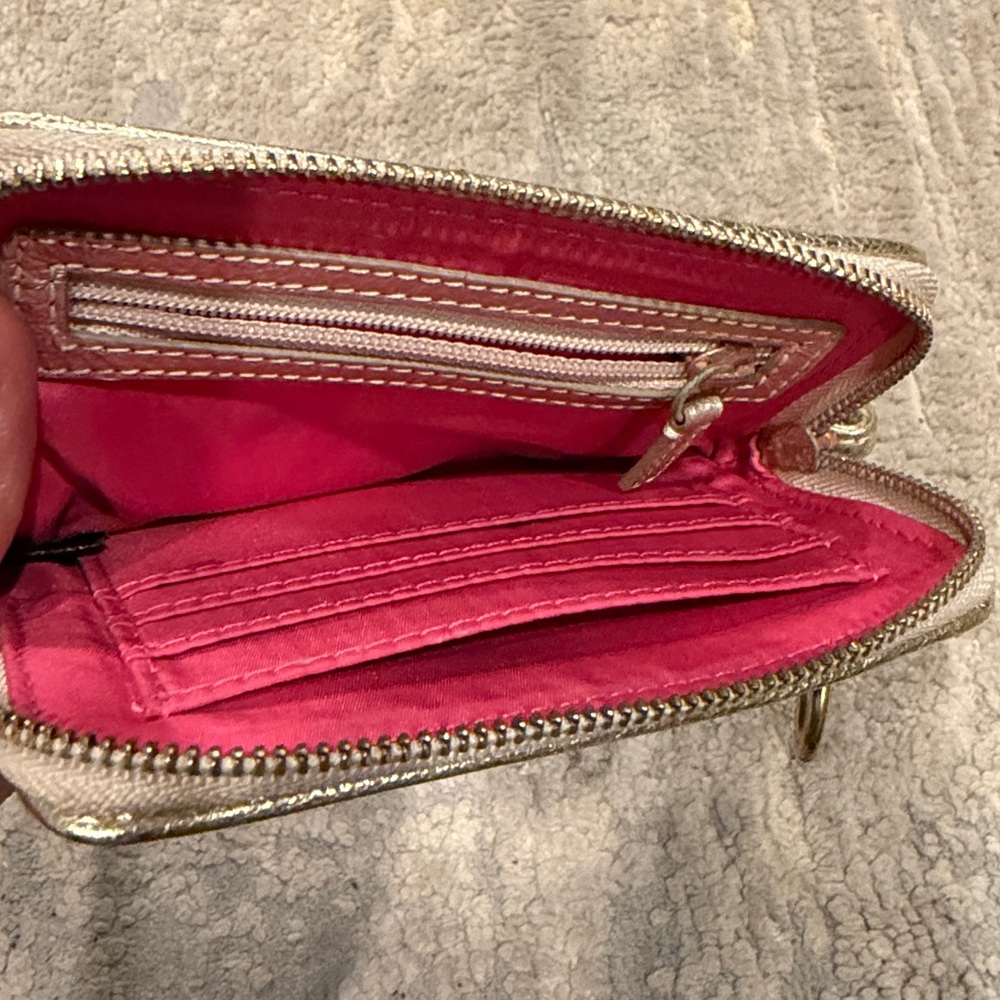 COACH POPPY COLECCIÓN WRISTLET wallet GUC - Picture 4 of 7